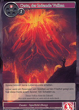Certo, der lodernde Vulkan