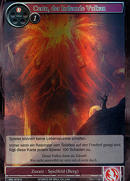 Certo, der lodernde Vulkan