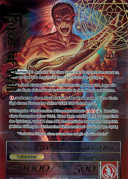 Melgis, Flammenkönig // Melgis, dem Dämonenschwert verfallen