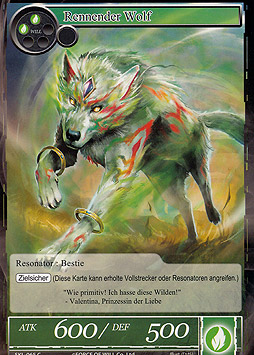 Rennender Wolf