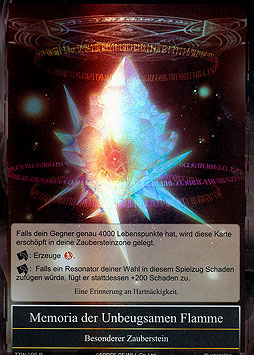 Memoria der unbeugsamen Flamme