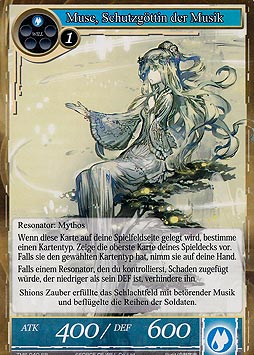 Muse, Schutzkönigin der Musik