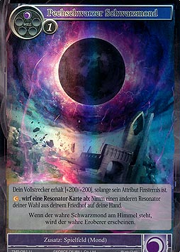 Pechschwarzer Schwarzmond