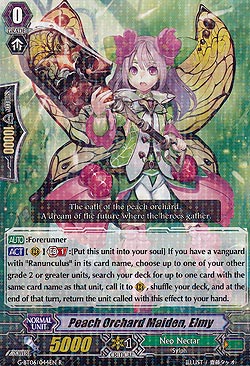 Peach Orchard Maiden, Elmy