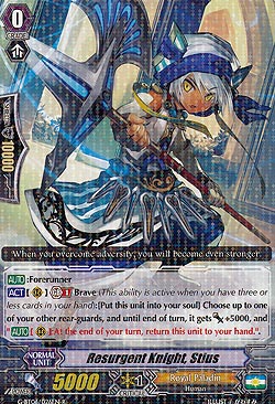 Resurgent Knight, Stius