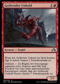 Geifernder Unhold