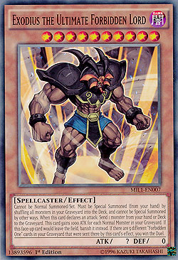 Exodius the Ultimate Forbidden Lord Millennium Pack Special Editions ...