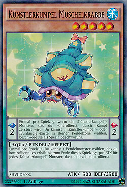 Künstlerkumpel Muschelkrabbe