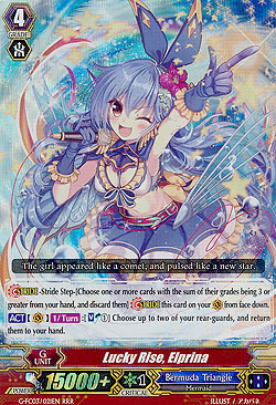 Lucky Rise, Elprina