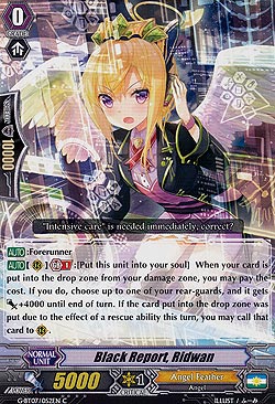 Black Report, Ridwan