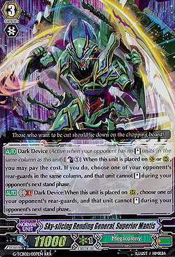 Sky-slicing Rending General, Superior Mantis