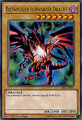Rotäugiger schwarzer Drache