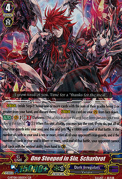 One Steeped in Sin, Scharhrot