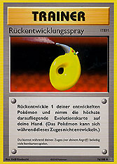 Rückentwicklungsspray