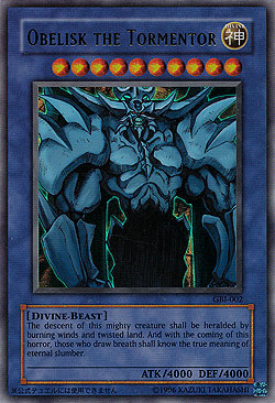 Obelisk the Tormentor God Cards - Game Boy World Wide 