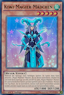 Kiwi-Magier-Mädchen