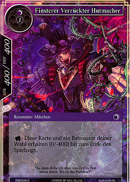 Finsterer Verrückter Hutmacher