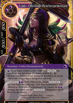 Viola, Obsidian-Drachenprinzessin