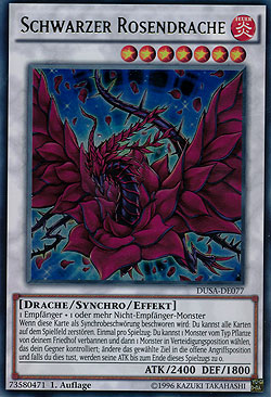 Schwarzer Rosendrache Duelist Saga Special Editions Einzelkarten Yu Gi Oh Mawo Cards