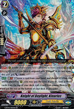 Knight of Daylight, Kinarius