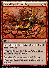 Gewaltiger Einschlag