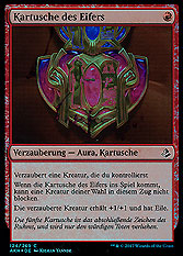 Kartusche des Eifers