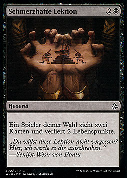 Schmerzhafte Lektion