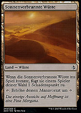 Sonnenverbrannte Wüste