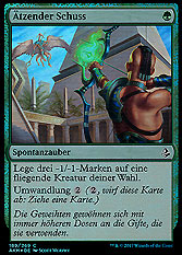 Ätzender Schuss