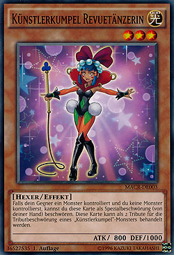 Künstlerkumpel Revuetänzerin