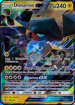 Donarion GX Stunde der Wächter Boosterserien Einzelkarten ...
