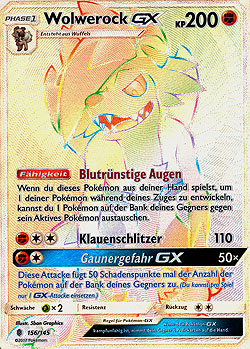 Wolwerock GX Stunde der Wächter Boosterserien Einzelkarten Pokemon MAWO