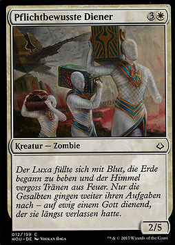 Pflichtbewusste Diener