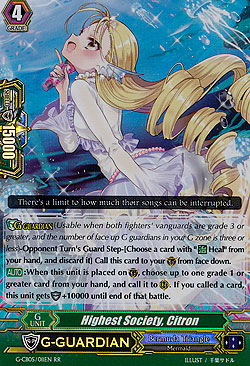 Highest Society, Citron