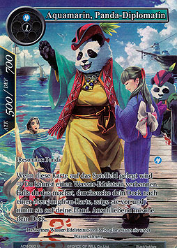 Aquamarin, Pandadiplomatin