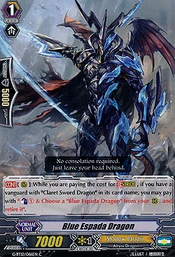 Blue Espada Dragon