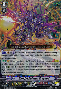 Darkjet Deletor, Greiend