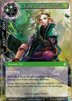 Cielle, Zauberpriesterin