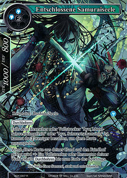 Entschlossene Samuraiseele