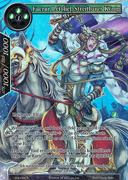 Faerur Letoliel, Streitbarer König