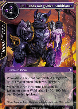 Jet, Panda mit großen Ambitionen