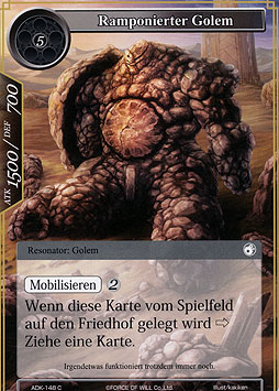 Ramponierter Golem