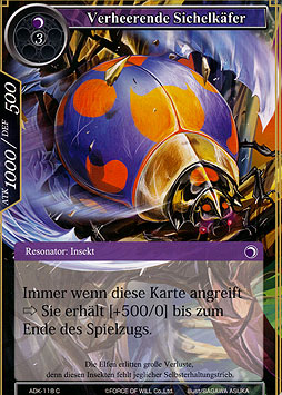 Verheerende Sichelkäfer