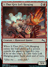 It That Gets Left Hanging