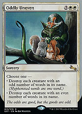 Oddly Uneven