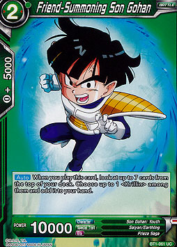 Friend-Summoning Son Gohan