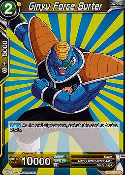 Ginyu Force Burter