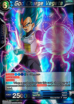God Charge Vegeta