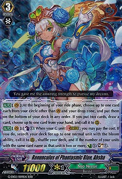 Ranunculus of Phantasmic Blue, Ahsha