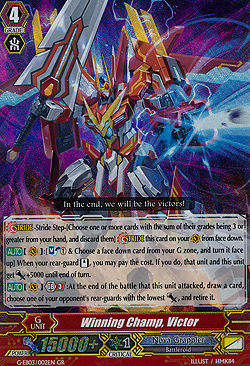 Winning Champ, Victor